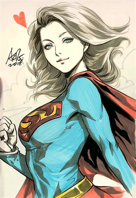 Supergirl By Artgerm Dc Comics Girls Supergirl Comic Comics Girls