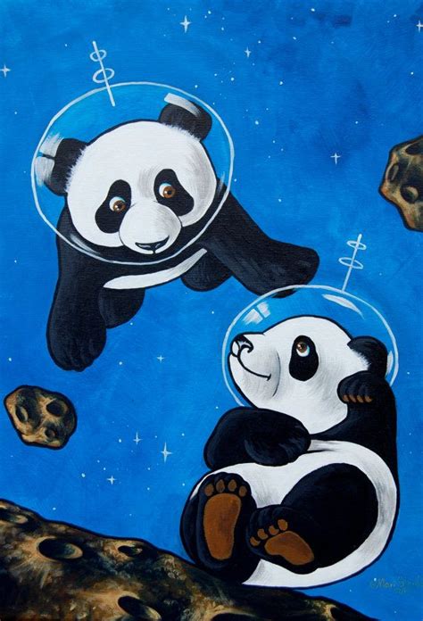 Endangered Spaciesgiant Pandas By Maristaufferart On Etsy 2000 Panda