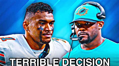 The Miami Dolphins Made One Of The Worst Decisions Ever Youtube