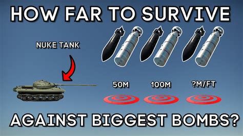 Part 4 Testing Distance Survivability From Biggest Bombs 5080 Kg