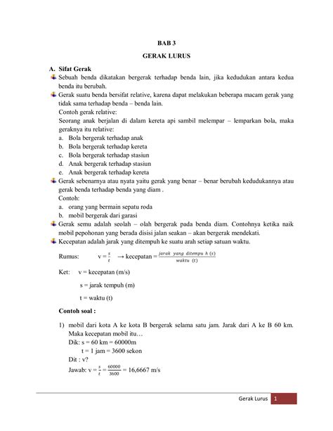 Contoh Soal Kecepatan Jarak Dan Waktu – Berbagai Contoh