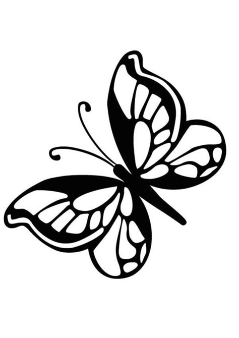 Dibujos De Mariposas Para Imprimir Y Colorear Butterfly Stencil