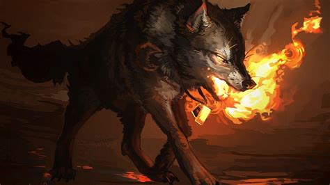 View 11 Wolf Fire Mystical Cool Backgrounds Bmp Get