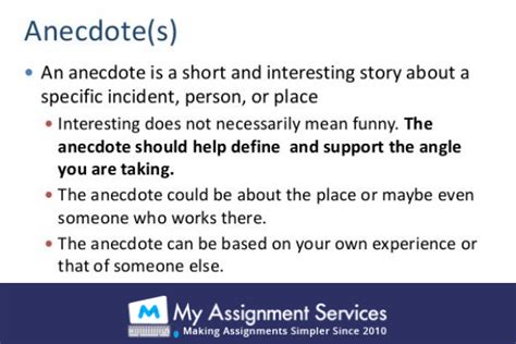 Everything You Need To Know About Writing Flawless Anecdotes