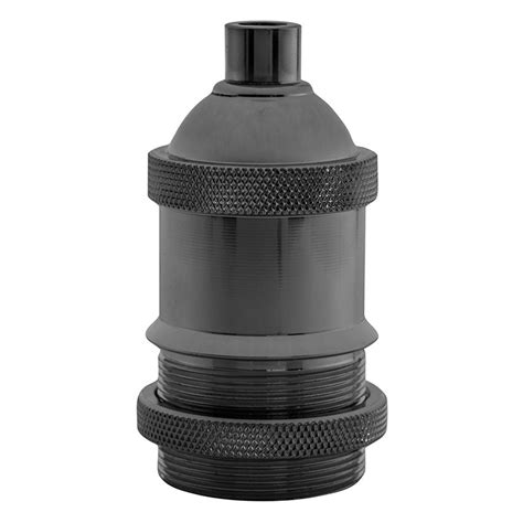 Threaded Black Bulb Socket For Light Fixtures And Lamps With Shades