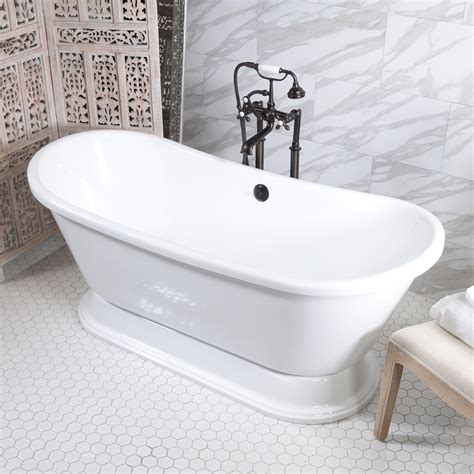 Your search for the best whirlpool tubs 2019 ends right here. VTABT73 73" AIR Massage Whirlpool French Bateau Tub ...