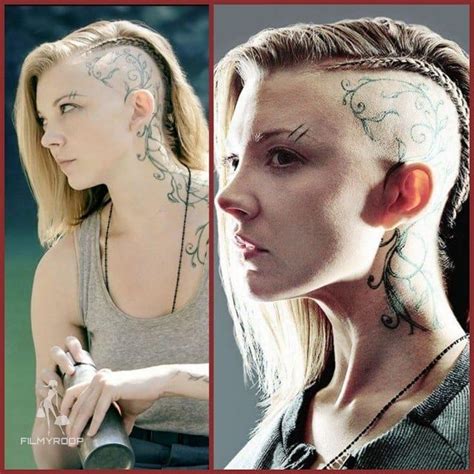 Filmyroop On Instagram Crazy Tattoos On Head Natalie Dormer