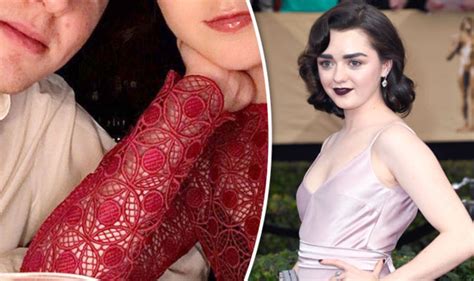 Game Of Thrones Maisie Williams Teases Glimpse Of Secret Boyfriend