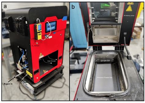 A Sinterit Lisa Pro Selective Laser Sintering Machine Modified For