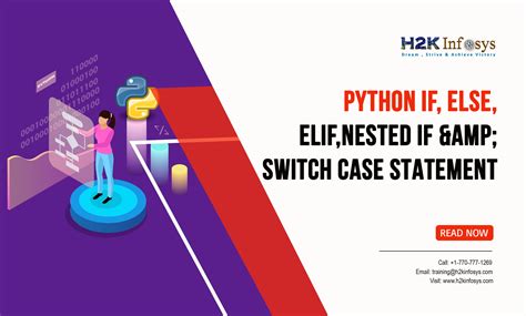 Python If Else Elif Nested If Switch Case Statement H Kinfosys Blog