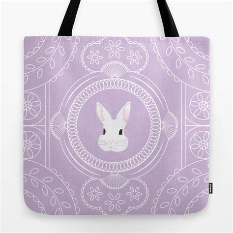 Buy White Rabbit Tote Bag By Fsbennett Worldwide Shipping Available At