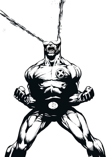 Epic drawings silver surfer marker art marvel dc comics marvel characters pin up deviantart superhero artist. Cyclops (Inks) by MattJamesComicArts | Cyclops x men, Cyclops, Black and white comics