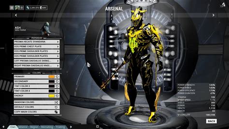 Ash Customization Color Schemes Players Helping Players Warframe Forums