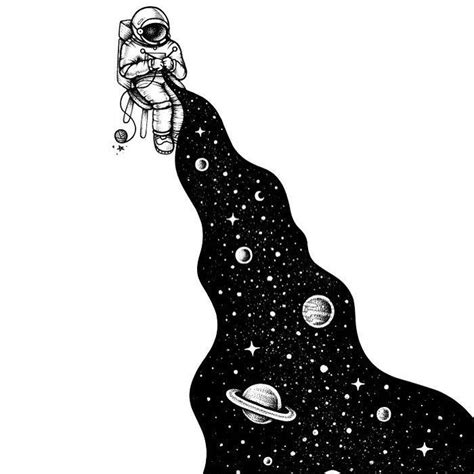 Astronaut Doodle Illustration By Buko2