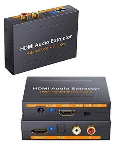 Buy Microware Hdmi Audio Extractor Splitter One Hdmi Input To Hdmi