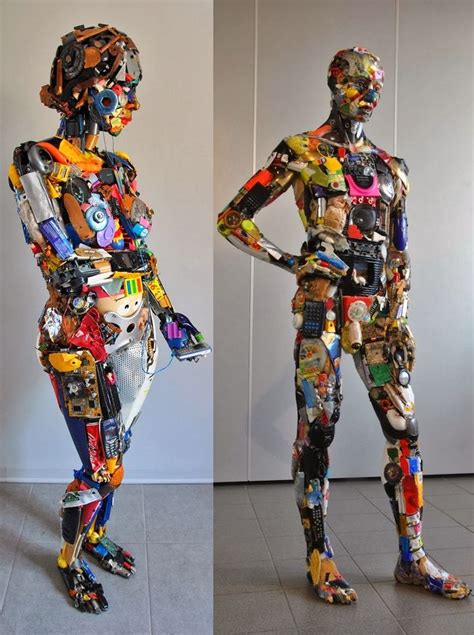 Simply Creative Incredible Junk Sculptures Mannequin Art Trash Art