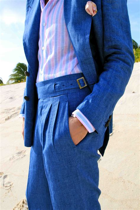 linen explained men s summer fabric guide mens fashion inspiration blue linen suit well