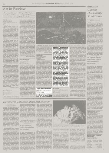 Art In Review The New York Times
