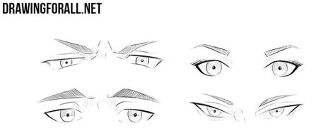 How To Draw Anime Boy Eyes Step By Step For Beginners