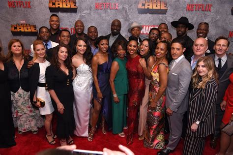 Lucy Liu With The Rest Of The Cast And Crew At The Netflix Original
