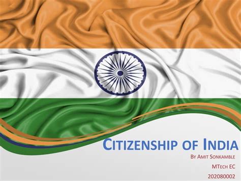 Citizenship Of India Ppt
