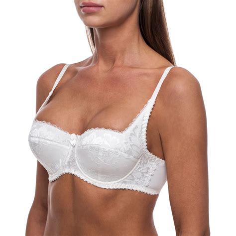 Balconette Demi Underwire Lightly Padded Sexy Lace Comfortable Half Cup Bra Ebay