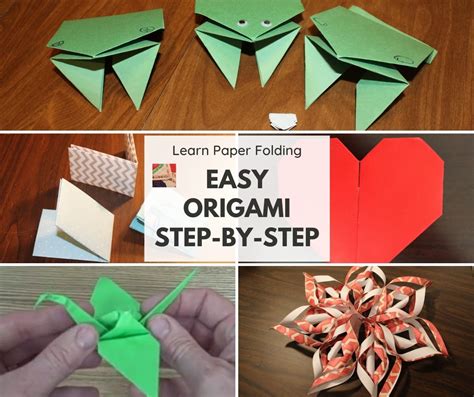 Easy Origami Step By Step Instructions To Make Basic Origami Figures