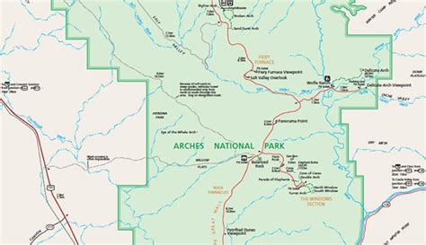 Official Arches National Park Map Pdf