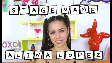 stage name alina lopez youtube