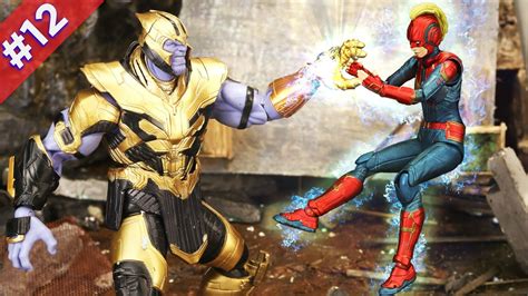 Avengers Assemble Vs Thanos Captain Marvel Fight Scene Youtube