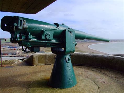 Newhaven Fort Quick Firing Gun Aimed At The Harbour Its Flickr
