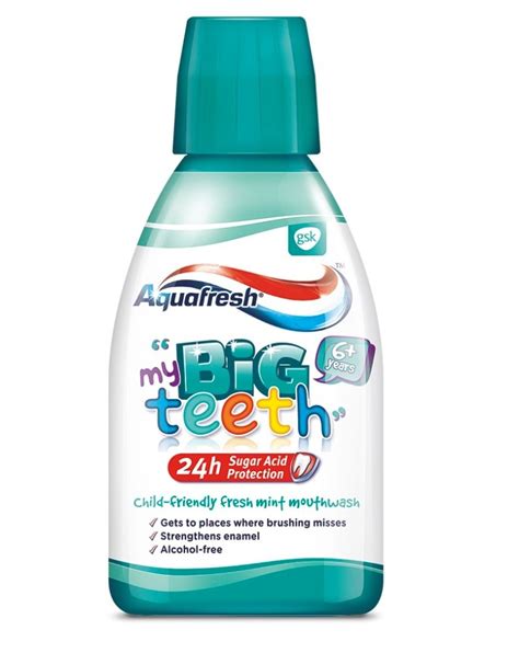 Aquafresh My Big Teeth Płyn Do Płukania Dla Dzieci 6 300 Ml Sklep