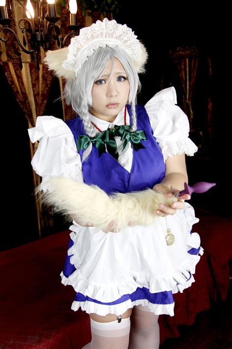 Chouzuki Maryou Izayoi Sakuya Touhou Silver Hair Highres Photo