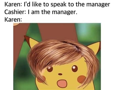 These Karen Memes Will Make You Want To Speak To A Manager Every Karen For Themselves Memes