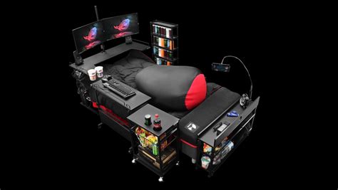 Insane Gaming Bed Offers The Ultimate In Console Loving Comfort Nerdist