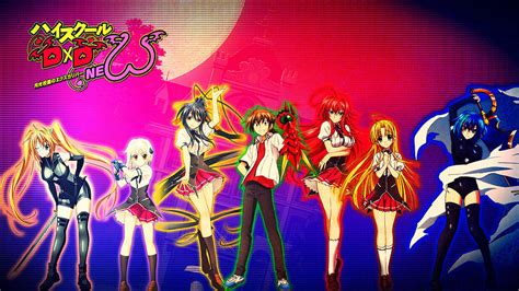 Anime High School Dxd Rias Gremory Issei Hyoudou Akeno Himejima Koneko