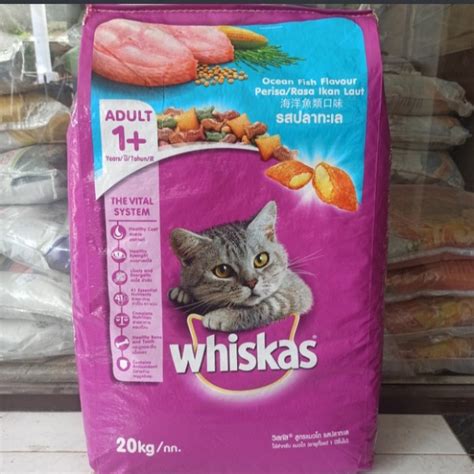 Jual Whiskas Adult Ocean Fish 20kgmakanan Kucingdryfoodkhusus Gojek