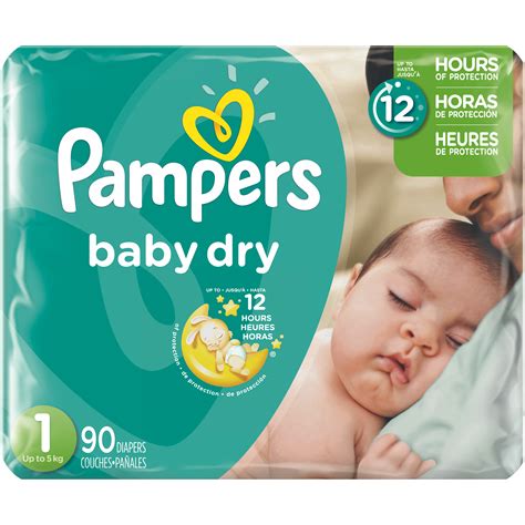 Pampers Baby Dry Diapers Newborn Size 1 90 Diapers