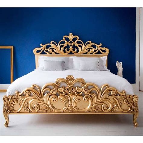 The Queens Gold Bed Luxury Gold French Bed Bed Linens Luxury