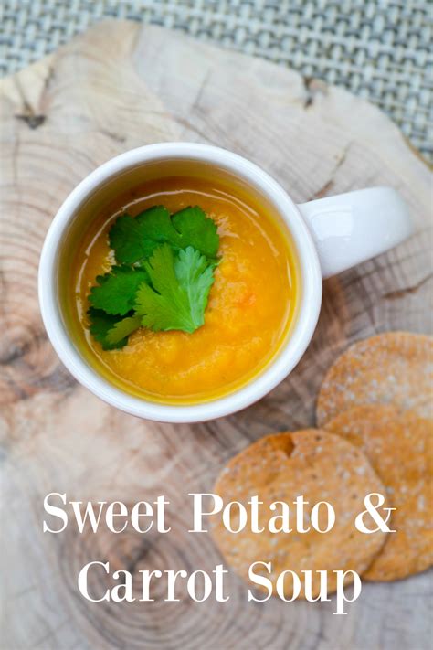 Lightly Spiced Sweet Potato And Carrot Soup Tinned Tomatoes