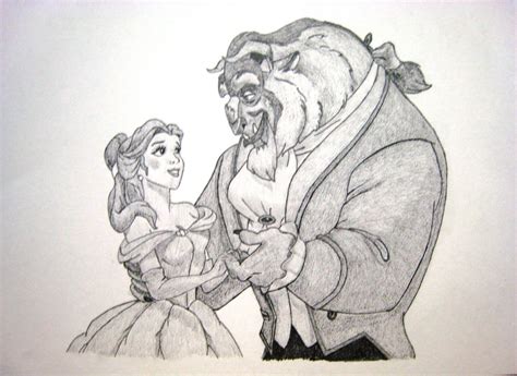 Beauty And Beast Drawing At Getdrawings Free Download