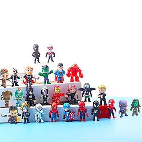 Superhero Mini Action Figures Sets For Kidscupcake Toys For Birthday