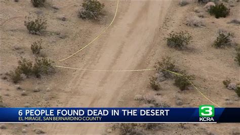 6 Bodies Found In Southern California Desert Near El Mirage
