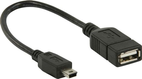 Ccgp60315bk02 Nedis Usb 20 Otg Cable Usb Mini B 5 Pin Plug Usb A