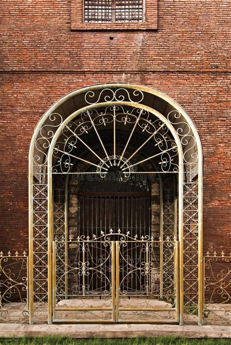 Ornate Wrought Iron Gate And Door Stock Photo Image 16551460