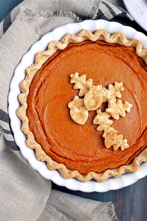 Vegan Pumpkin Pie With A Coconut Oil Crust Two Of A Kind