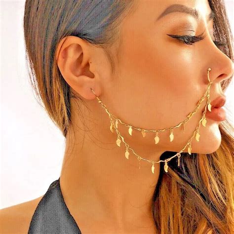 Share 89 Nose And Earring Chain Esthdonghoadian