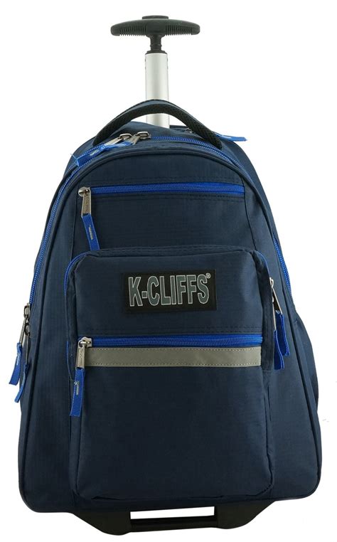 K Cliffs Heavy Duty Rolling Backpack School Backpacks With