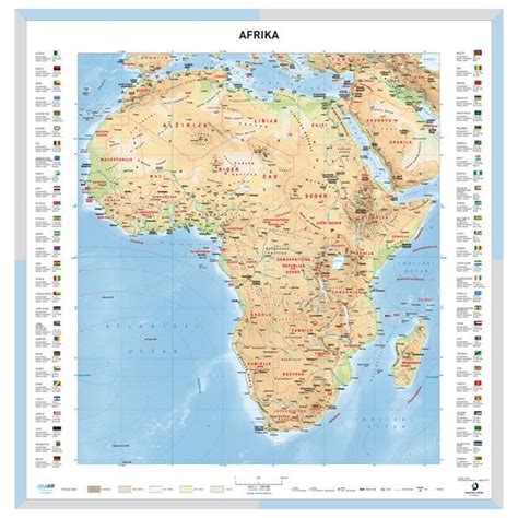 Geografska Karta Afrike