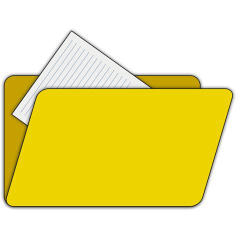 Document Folder Icon Free Svg